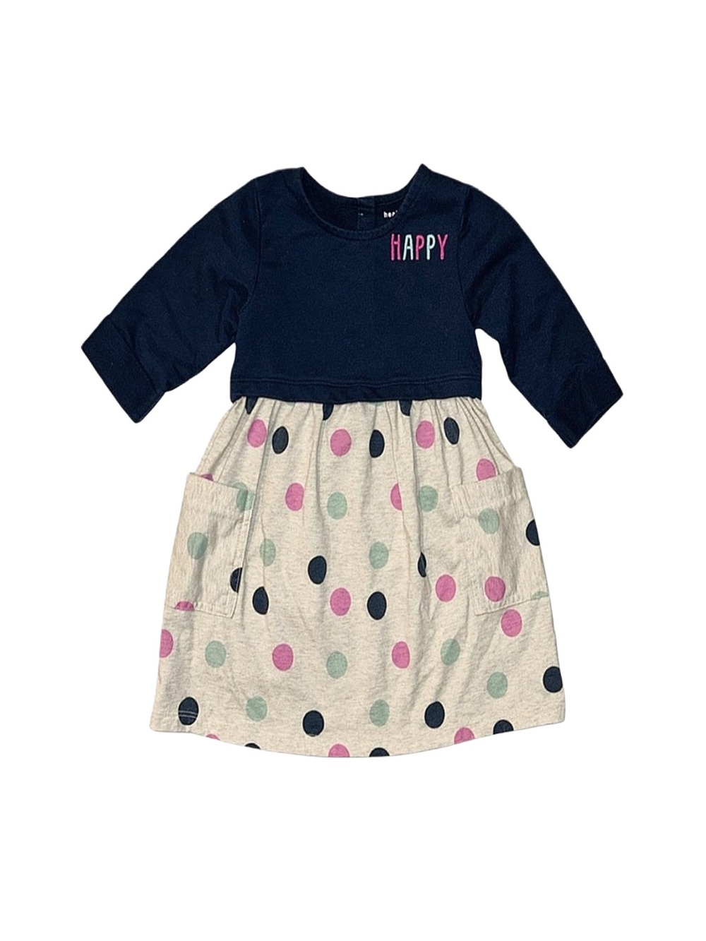 HEALTHTEX Toddler Girl Long Sleeve Dress Size 2T